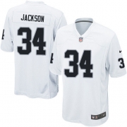 Youth Nike Oakland Raiders 34 Bo Jackson Elite White NFL Jersey