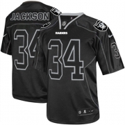 Youth Nike Oakland Raiders 34 Bo Jackson Limited Lights Out Black NFL Jersey