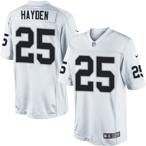 Men's Nike Oakland Raiders 25 D.J.Hayden Limited White NFL Jersey