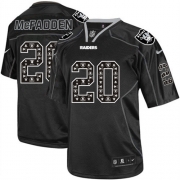 Men's Nike Oakland Raiders 20 Darren McFadden Elite New Lights Out Black NFL Jersey