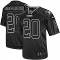 Men's Nike Oakland Raiders 20 Darren McFadden Game Lights Out Black NFL Jersey