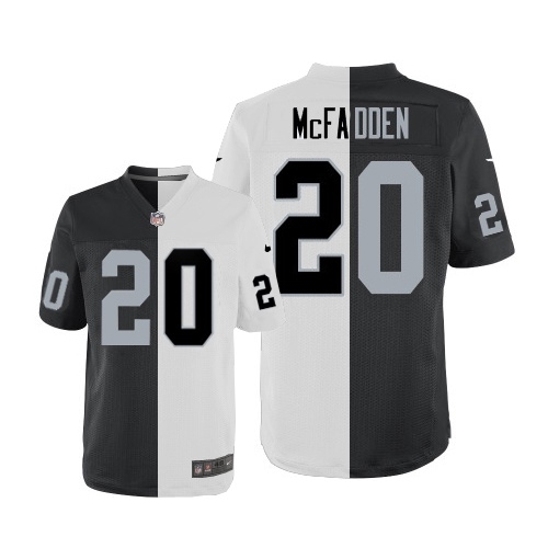 Men's Nike Oakland Raiders 20 Darren McFadden Elite Team/Road Two Tone NFL Jersey