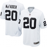 Men's Nike Oakland Raiders 20 Darren McFadden Game White NFL Jersey