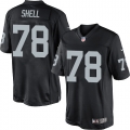 Men's Nike Oakland Raiders 78 Art Shell Limited Black Team Color NFL Jersey