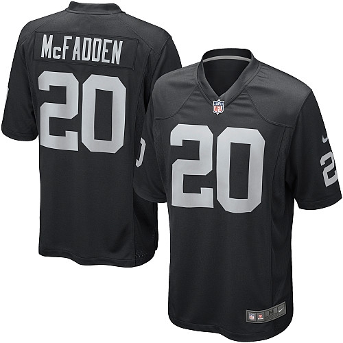 Youth Nike Oakland Raiders 20 Darren McFadden Elite Black Team Color NFL Jersey