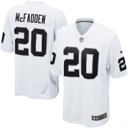 Youth Nike Oakland Raiders 20 Darren McFadden Elite White NFL Jersey