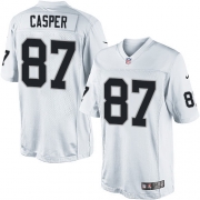Men's Nike Oakland Raiders 87 Dave Casper Limited White NFL Jersey