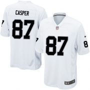 Men's Nike Oakland Raiders 87 Dave Casper Game White NFL Jersey