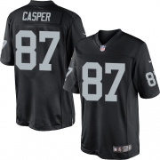 Men's Nike Oakland Raiders 87 Dave Casper Limited Black Team Color NFL Jersey
