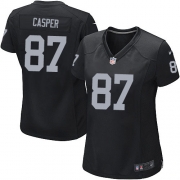Women's Nike Oakland Raiders 87 Dave Casper Game Black Team Color NFL Jersey