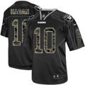 Men's Nike Oakland Raiders 10 Derek Hagan Elite Black Camo Fashion NFL Jersey