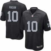 Youth Nike Oakland Raiders 10 Derek Hagan Limited Black Team Color NFL Jersey