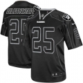 Men's Nike Oakland Raiders 25 Fred Biletnikoff Limited Lights Out Black NFL Jersey