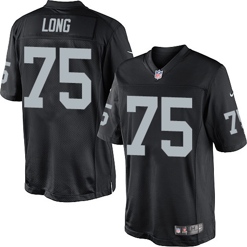 Men's Nike Oakland Raiders 75 Howie Long Limited Black Team Color NFL Jersey