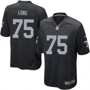 Youth Nike Oakland Raiders 75 Howie Long Elite Black Team Color NFL Jersey