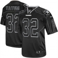 Men's Nike Oakland Raiders 32 Jack Tatum Elite Lights Out Black NFL Jersey