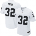 Men's Nike Oakland Raiders 32 Jack Tatum Elite White NFL Jersey