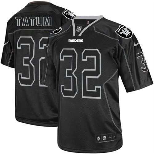 Men's Nike Oakland Raiders 32 Jack Tatum Limited Lights Out Black NFL Jersey