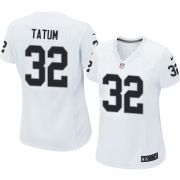 Women's Nike Oakland Raiders 32 Jack Tatum Elite White NFL Jersey