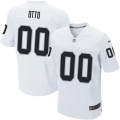 Men's Nike Oakland Raiders 0 Jim Otto Elite White NFL Jersey