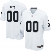 Men's Nike Oakland Raiders 0 Jim Otto Game White NFL Jersey