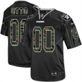 Men's Nike Oakland Raiders 0 Jim Otto Limited Black Camo Fashion NFL Jersey