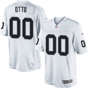 Men's Nike Oakland Raiders 0 Jim Otto Limited White NFL Jersey