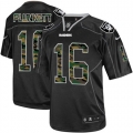 Men's Nike Oakland Raiders 16 Jim Plunkett Elite Black Camo Fashion NFL Jersey