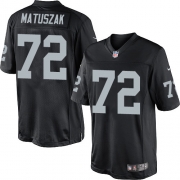 Men's Nike Oakland Raiders 72 John Matuszak Limited Black Team Color NFL Jersey