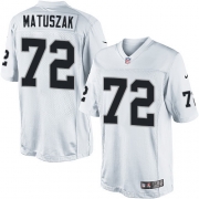 Men's Nike Oakland Raiders 72 John Matuszak Limited White NFL Jersey