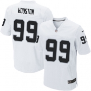 Men's Nike Oakland Raiders 99 Lamarr Houston Elite White NFL Jersey