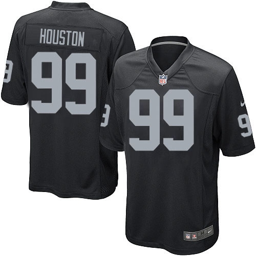 Men's Nike Oakland Raiders 99 Lamarr Houston Game Black Team Color NFL Jersey