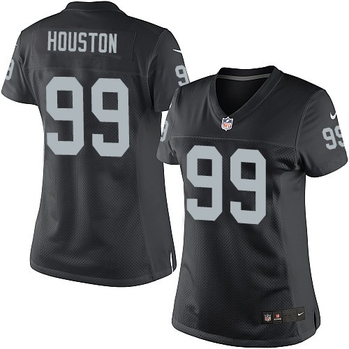 Women's Nike Oakland Raiders 99 Lamarr Houston Limited Black Team Color NFL Jersey