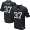 Men's Nike Oakland Raiders 37 Lester Hayes Elite Black Team Color NFL Jersey