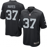 Men's Nike Oakland Raiders 37 Lester Hayes Game Black Team Color NFL Jersey