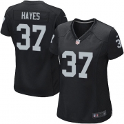 Women's Nike Oakland Raiders 37 Lester Hayes Game Black Team Color NFL Jersey