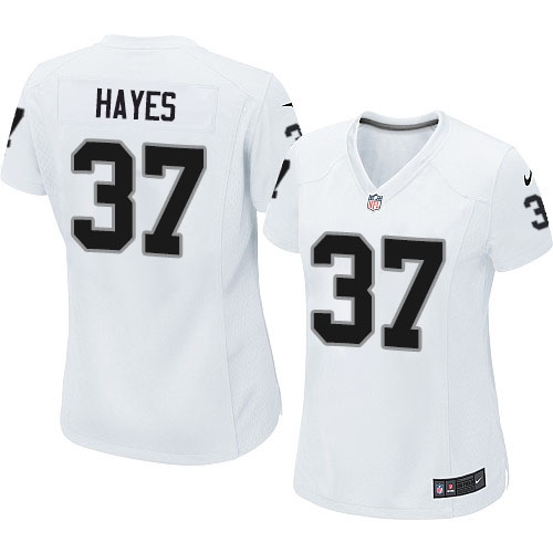 Women's Nike Oakland Raiders 37 Lester Hayes Limited White NFL Jersey