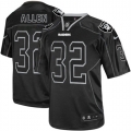 Men's Nike Oakland Raiders 32 Marcus Allen Game Lights Out Black NFL Jersey