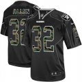 Men's Nike Oakland Raiders 32 Marcus Allen Elite Black Camo Fashion NFL Jersey