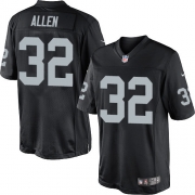 Men's Nike Oakland Raiders 32 Marcus Allen Limited Black Team Color NFL Jersey