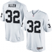 Men's Nike Oakland Raiders 32 Marcus Allen Limited White NFL Jersey