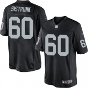 Men's Nike Oakland Raiders 60 Otis Sistrunk Limited Black Team Color NFL Jersey