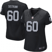 Women's Nike Oakland Raiders 60 Otis Sistrunk Game Black Team Color NFL Jersey