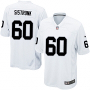 Youth Nike Oakland Raiders 60 Otis Sistrunk Elite White NFL Jersey