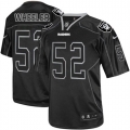 Men's Nike Oakland Raiders 52 Philip Wheeler Elite Lights Out Black NFL Jersey