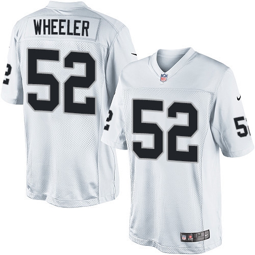 Men's Nike Oakland Raiders 52 Philip Wheeler Limited White NFL Jersey