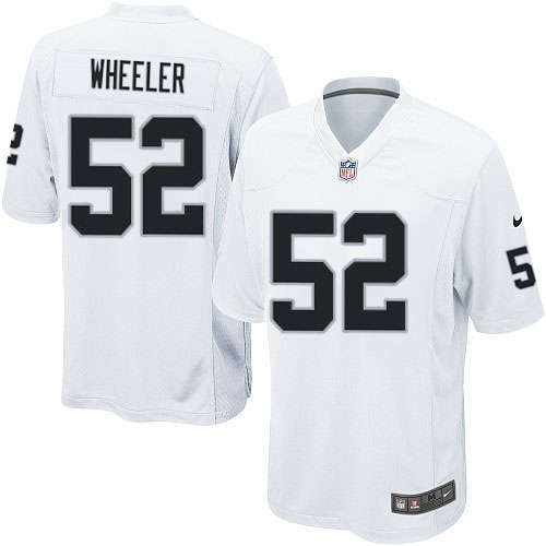 Youth Nike Oakland Raiders 52 Philip Wheeler Elite White NFL Jersey