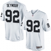 Men's Nike Oakland Raiders 92 Richard Seymour Limited White NFL Jersey