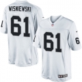 Men's Nike Oakland Raiders 61 Stefen Wisniewski Limited White NFL Jersey