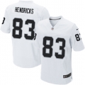 Men's Nike Oakland Raiders 83 Ted Hendricks Elite White NFL Jersey